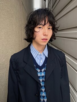 ブランコトレス 鏡島(BLANCO tres) メンズボブ/レイヤーボブ/レイヤーパーマ/ニュアンスパーマ