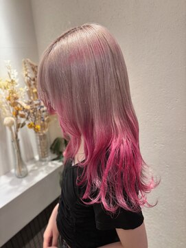 ニューヨークニューヨーク 三宮店(NYNY) ピンクグラデーション/デザインカラー