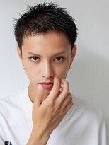 メル バイ ヘアサロン ニド(mer..by hair salon Nido)&nbsp;【大分市】束感ショート×クールスパイキー