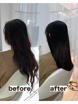 シゲ 自由が丘店(SHIGE) 乾かすだけでまとまる地毛風髪質改善ストレート40代50代縮毛矯正