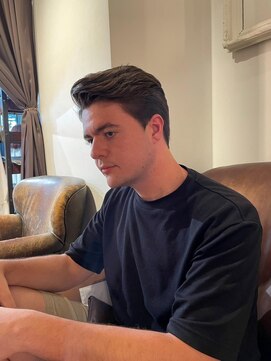 ブロック ジャポン(bloc japon) メンズカット オールバックスタイル アップバング/池田佑輔