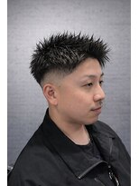 ワンワンオー バーバーショップ 長浜店(@110 BARBER SHOP)&nbsp;ジェットモヒカン×ハイフェードで創る、最旬ストリートショート