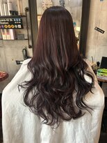 プラメーラ(PRAMEERA) ロングヘア、ワインレッド、レッドブラウン、艶カラー、