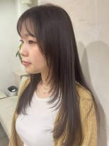 カーム(calm) ダークパープル/ナチュラルショート/ミルクブラウン/夏/鹿島田