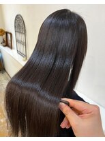 セットアップ 岡山北長瀬店(SET-UP) 髪質改善 オリーブグレージュ 暗めカラー トリートメント