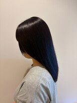 ニシオギ ヴォイス 西荻窪店(nishiogi voice)&nbsp;【暗髪ミディ】艶めくストレートが魅力！大人上品な小顔見せスタ