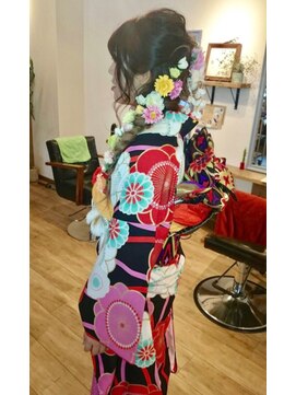 アウリーズ(AURIYS hair vacation) ヘアセット着付け成人式