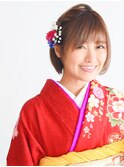 ショートボブでも可愛い♪成人式の振袖ヘアアレンジ！！