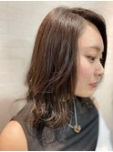 「垢抜け」ミディアムヘアー