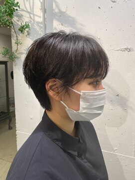 エル(EL by green) 《tomi》シースルーショート×ダークアッシュ