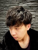 プレミアムバーバー 表参道店(PREMIUM BARBER produce by HIRO GINZA)&nbsp;スパイラルパーマ＋マッシュ