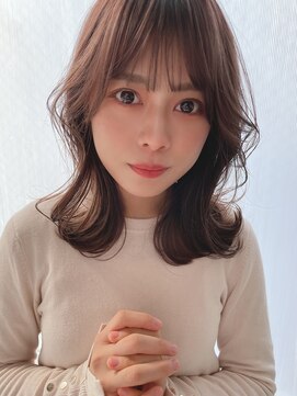 アリスバイアフロート 自由が丘(ALICe by AFLOAT) レイヤーくびれ(前髪イメチェンラベンダーカラー)