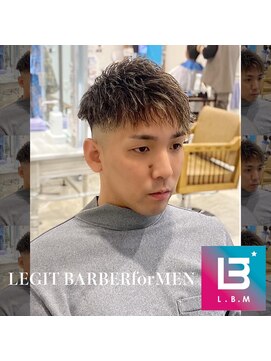 レジット メンズ ヘアサロン(LEGIT MEN's HAIR SALON) 束間スキンフェードスタイル