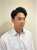爽やかアップバングショート
