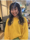 【LUAU Haku Osaka 中村】ロングカーリーパーマ