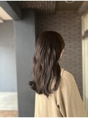 グレージュカラー×韓国風巻き