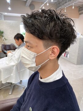 フラッグ 九大学研都市店(Flag) ニュアンスパーマ メンズパーマ