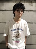 ハイライト/ツーブロックマッシュ/束感/波巻き/高田馬場/七三分