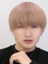 オーシャントーキョー ウエスト 心斎橋(OCEAN TOKYO WEST) メンズハイトーンミルクティーベージュマッシュウルフ