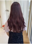 10代20代ブリーチなしカラーピンクラベンダー美肌カラー髪質改善
