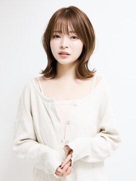 オンク 新宿(onk) 黒髪/グレーベージュ/レイヤーロング/前髪パーマ[新宿駅]