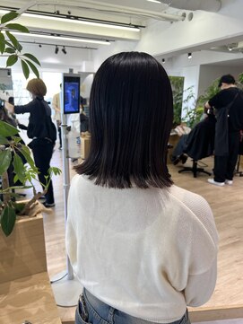 オーシャン(Ocean) 【OceanHair&Life田中愛梨】10代20代切りっぱなしストンロブ