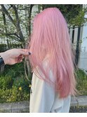 ペールピンク_ハイトーン_ロング_１０代◎２０代◎３０代◎