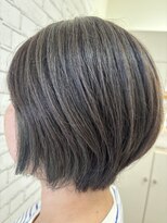 アメイジングヘアー 中沢店(AMAZING HAIR)&nbsp;オリーブグレージュ/丸みショート/ニュアンスカラー/ベージュ
