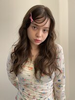 ユニコ(unico)&nbsp;シースルーバンク/ロング/オリーブベージュ