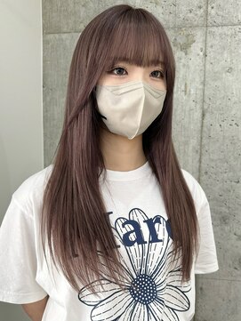 サクラ オモテサンドウ(SAKURA) ラベンダーグレージュ ブリーチカラー 表参道