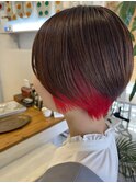 【インナーレッド×ショートスタイル】kanna