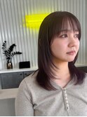 レイヤーカット/ボブルフ/ネビージュ/小顔/ワンレン/髪質改善/