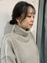 アルコイリスバイドールヘアー(ARCOIRIS by Dollhair)&nbsp;お団子ヘアブルーカラーブルーブラックマロンベージュ都島