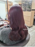 ピンクブラウン/ブリーチなしカラー