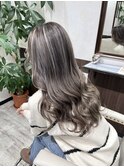 コントラストハイライト/外国人風/ハイライト/レイヤーカット