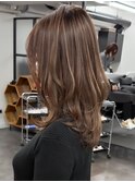 30代40代50代ショートショートボブくびれハイライト白髪ぼかし