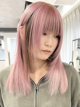 ツキ 横浜店(tuki) ペールピンク×ローライト