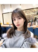 韓国ヘア/レイヤーカット/顔周り/前髪カット/北千住/髪質改善