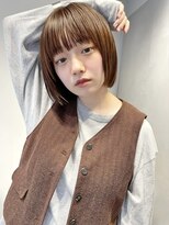 ソト 銀座(soto.)&nbsp;ハイライトカラー/くびれヘア/レイヤーパーマ/ミニボブ[銀座]