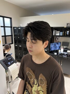 ステージ(STAGE) ダウンパーマ センターパート ニュアンスパーマ