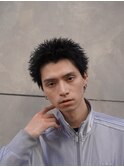 渋谷スパイキーパーマスパイキーショートパーマ刈り上げショート