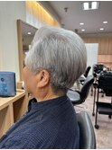 ミセスベリーショート×グレイヘア