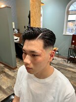 スタンドバーバー 柏(STAND BARBER)&nbsp;サーフカール/スパイキーショート/ブルーブラック