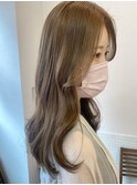 韓国風セミロング