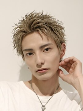 オーシャントーキョーウエスト 心斎橋 (OCEAN TOKYO WEST) メンズヘアショートスパイキーショートアップバング
