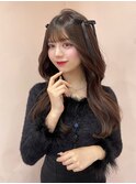 ブラウン/韓国ヘア/渋谷/レイヤー/顔まわり