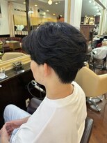 シャンプーボーイアネックス(SHAMPOO BOY Annex)&nbsp;フェザーパーマ　センターパート　佐世保