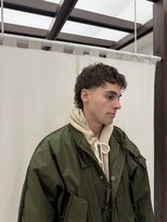 トウキョウ クラシック バーバー タウン(TOKYO CLASSIC BARBER TOWN)&nbsp;テーパーフェード　マレットヘア