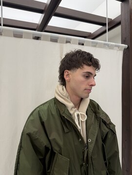 テーパーフェード　マレットヘア