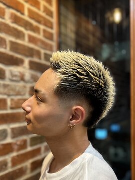 バーストフェード[メンズ/メンズカット/フェード/理容室/神田]